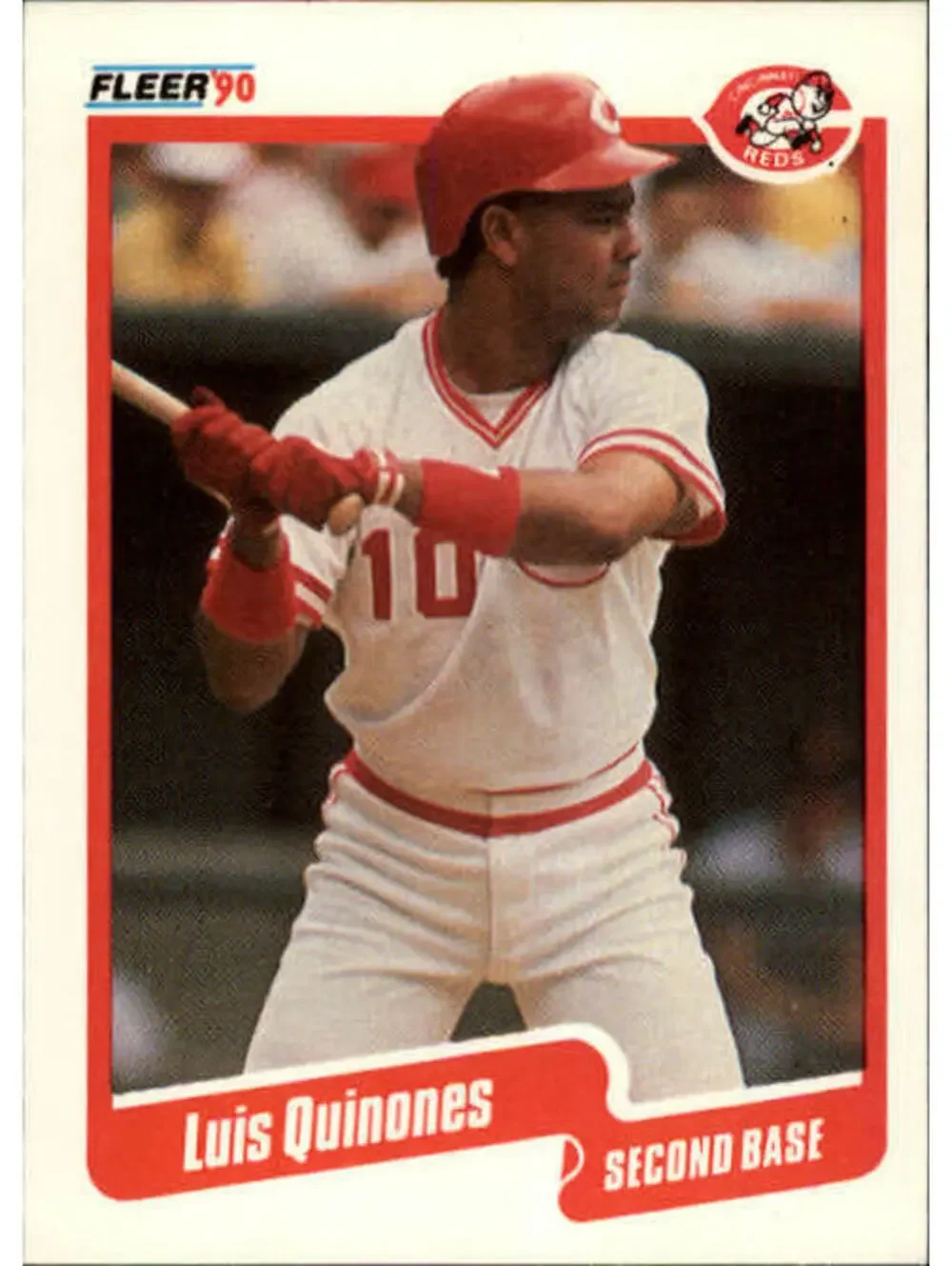 1990 Luis Quinones Fleer Baseball Card #428